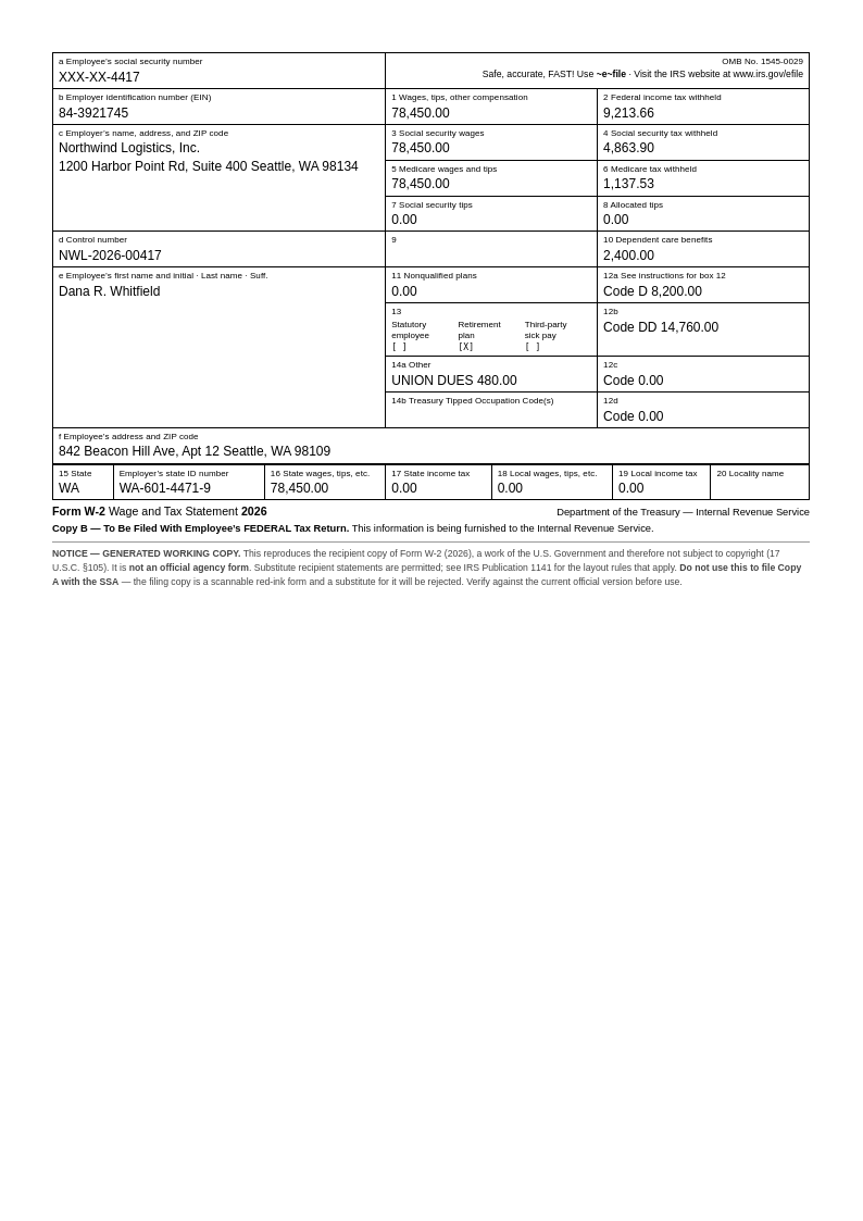 Form W-2 — Employee Copy